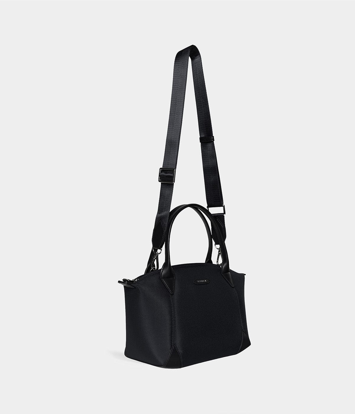 Stylish Apple Print Nylon Shoulder Bag for Women - Trendy Crossbody Purse with Adjustable Strap, Perfect for Work, Travel & Everyday Use (Black)