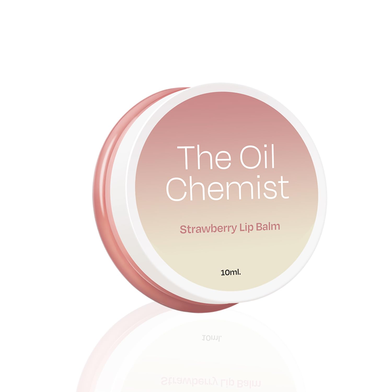 The Oil Chemist Strawberry Lip Balm with Vitamin E – Moisturizing, Non-Sticky Lip Treatment for Dry Lips | Fades Pigmentation & Dark Spots | Soft, Smooth Lips with Natural Strawberry Flavor | 10ml | Perfect for Winter Care, Daily Hydration & Makeup Prep