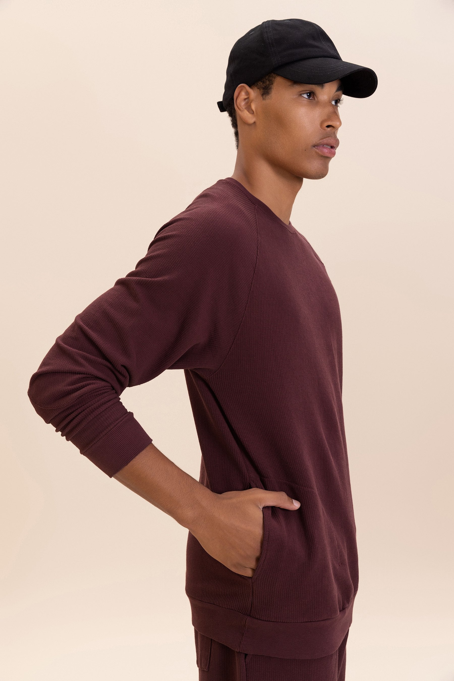 Vintage Washed Men's Sweatshirt - Soft Cotton Pullover Hoodie for Casual Wear, Outdoor Activities & Street Style Fashion