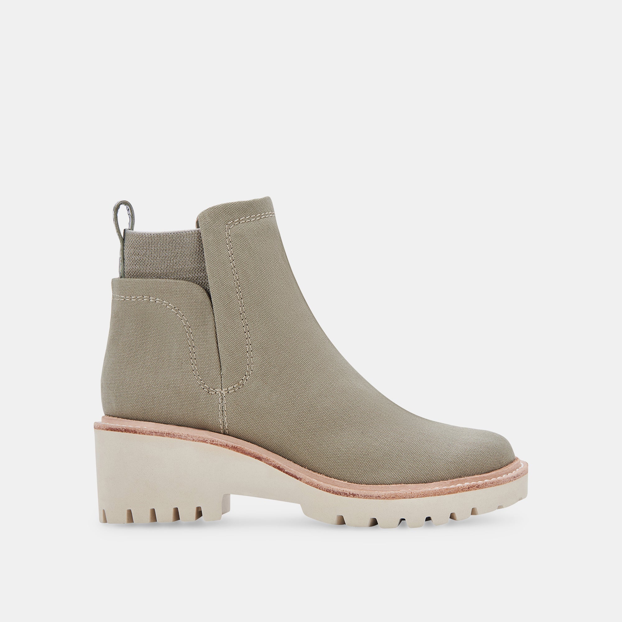 HUEY BOOTIES SAGE CANVAS - Women's Comfortable Slip-On Shoes for Casual Wear | Perfect for Walking, Travel & Everyday Use