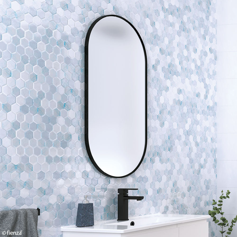 Fienza FMP60120UB Empire Urban Brass Framed Mirror - 60x120cm Modern Bathroom Vanity Mirror, Full-Length Dressing Mirror for Bedroom, Living Room & Entryway Decor