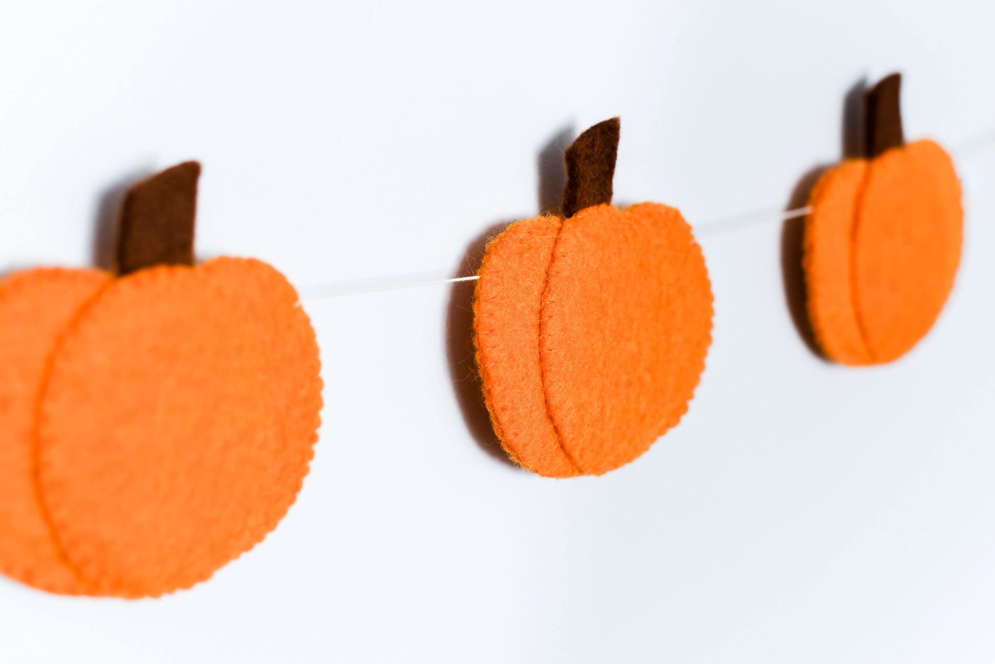 Premium Nivas Pumpkin Garland - Autumn Fall Decor for Wall Hanging | Farmhouse & Halloween Pumpkin Decorations | Perfect for Thanksgiving, Home Decor, and Seasonal Party Decorations