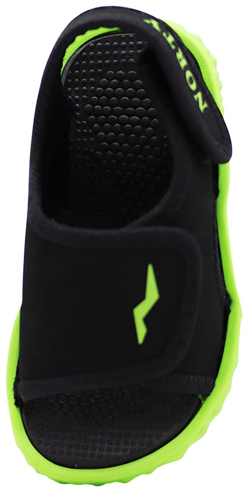 NORTY Toddler Sandals for Boys and Girls - Adjustable Sport Strap Comfortable Kids Sandals - Unisex Baby Walking Shoes for Beach, Park & Outdoor Play