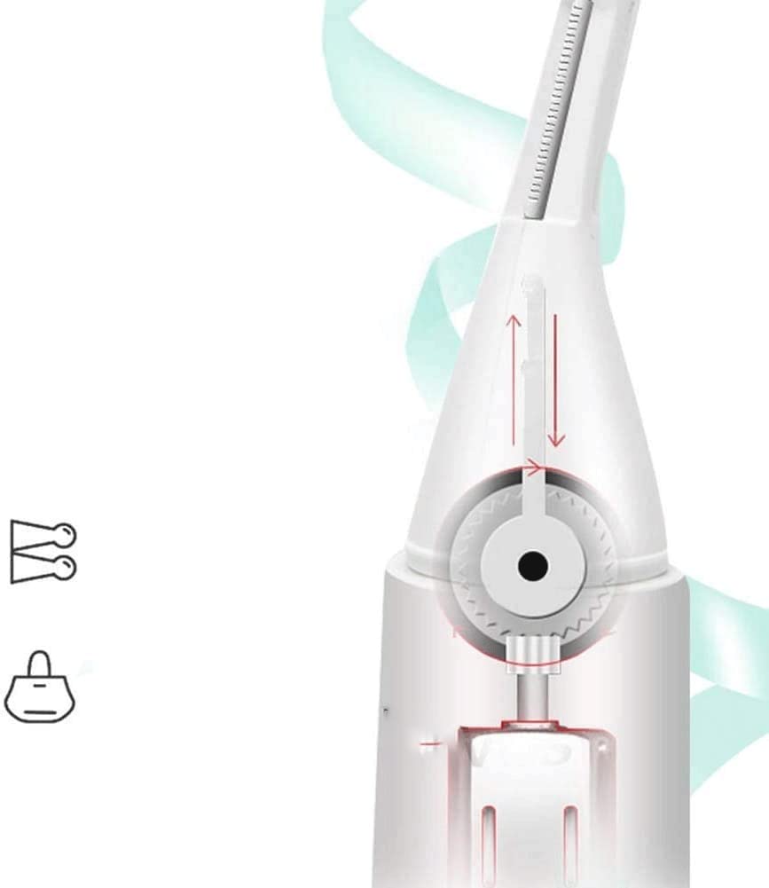Painless Electric Eyebrow Trimmer for Women - Cordless Facial Hair Remover for Eyebrows, Lips, Armpit & Bikini Area | Portable Rechargeable Lady Shaver | Perfect for Travel, Home Use & Salon Grooming