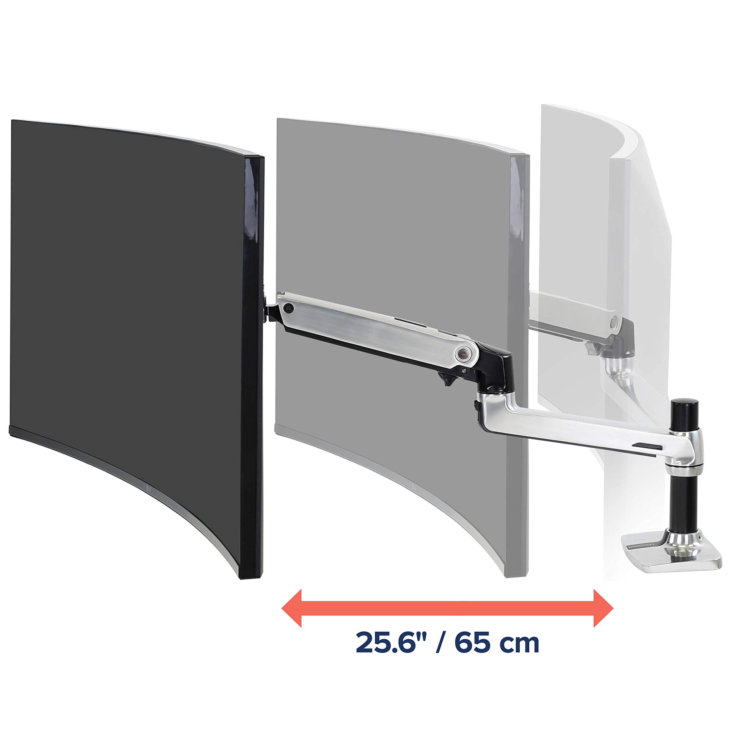 Ergotron LX Single Monitor Arm - Adjustable Desk Mount for 34