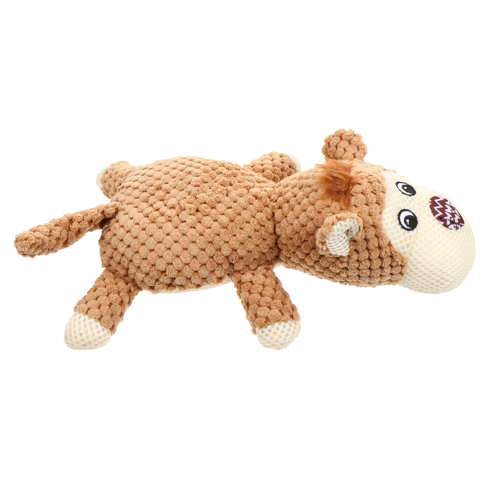 Baluue Monkey Squeaky Dog Toy - Durable Chew Toy for Small & Medium Dogs with Fun Squeaker Sound - Perfect for Interactive Play, Training, and Teeth Cleaning - Great for Indoor & Outdoor Use