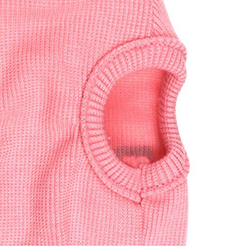 Pink Dog Shirt for Small Dogs - Cozy Puppy Sweater for Daily Walks