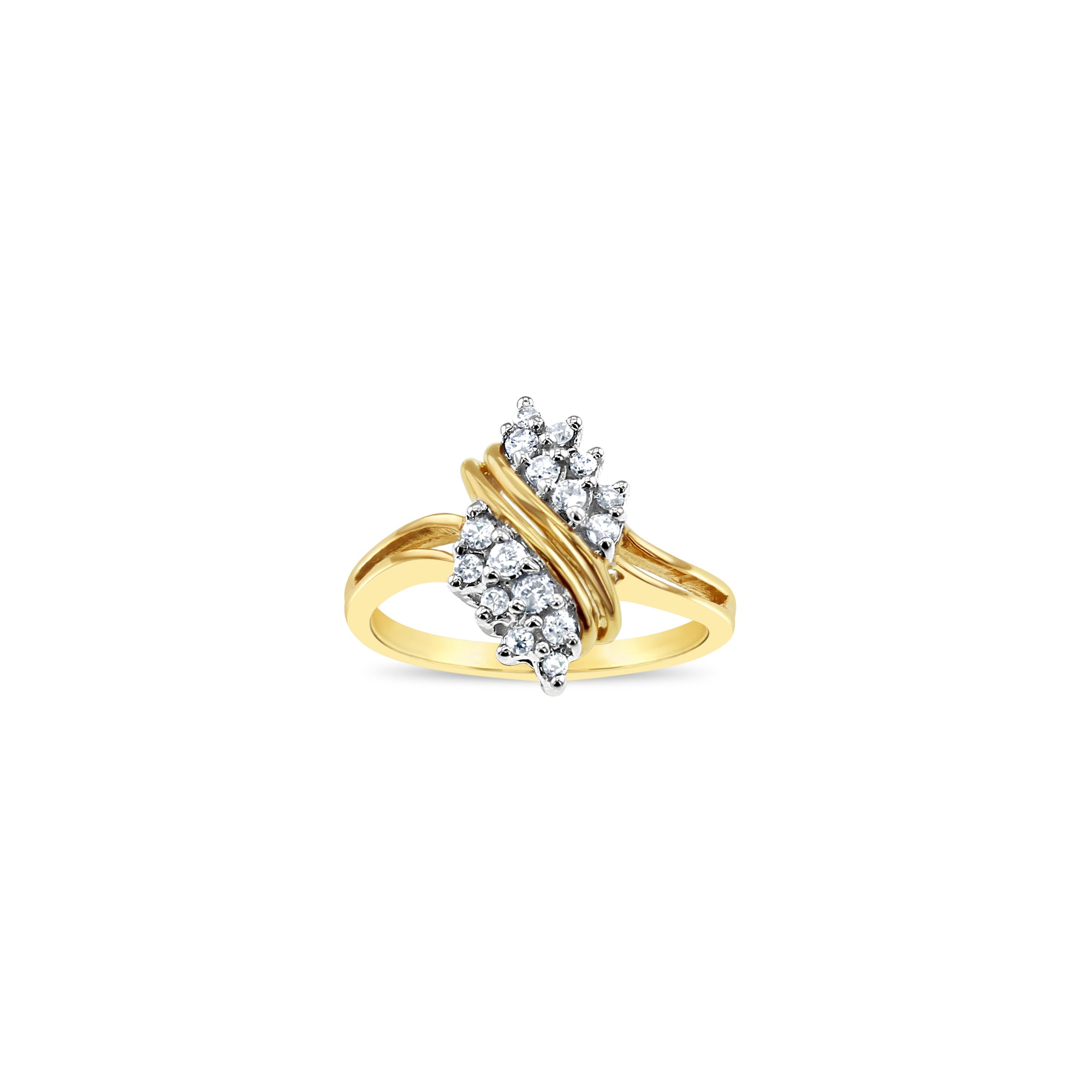 Vintage Diamond Cluster Ring - 1/3 Carat Diamond Engagement Ring for Women, Elegant Wedding Band, Anniversary Gift for Her | Perfect for Proposals, Bridal Jewelry & Special Occasions