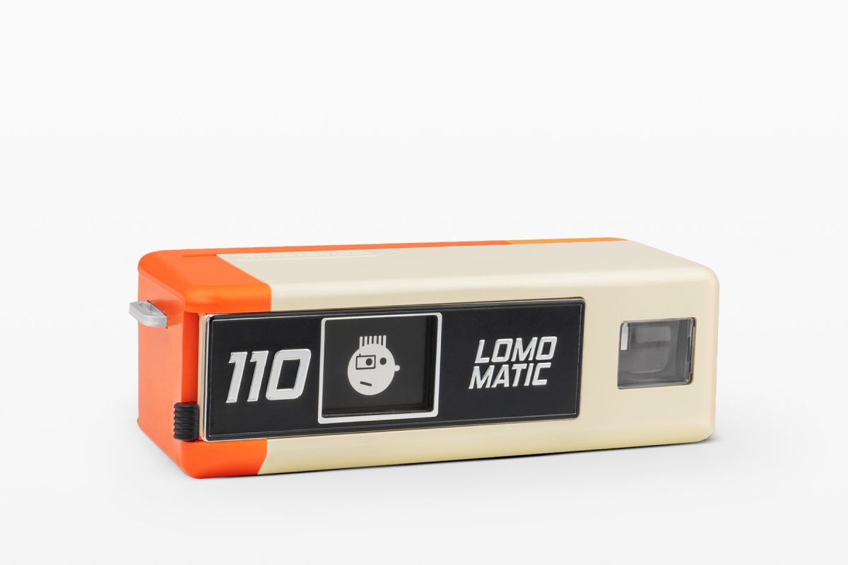 Lomography Lomomatic 110 Film Camera - Vintage Style Golden Gate Edition | Compact & Lightweight for Travel, Street Photography & Creative Shots