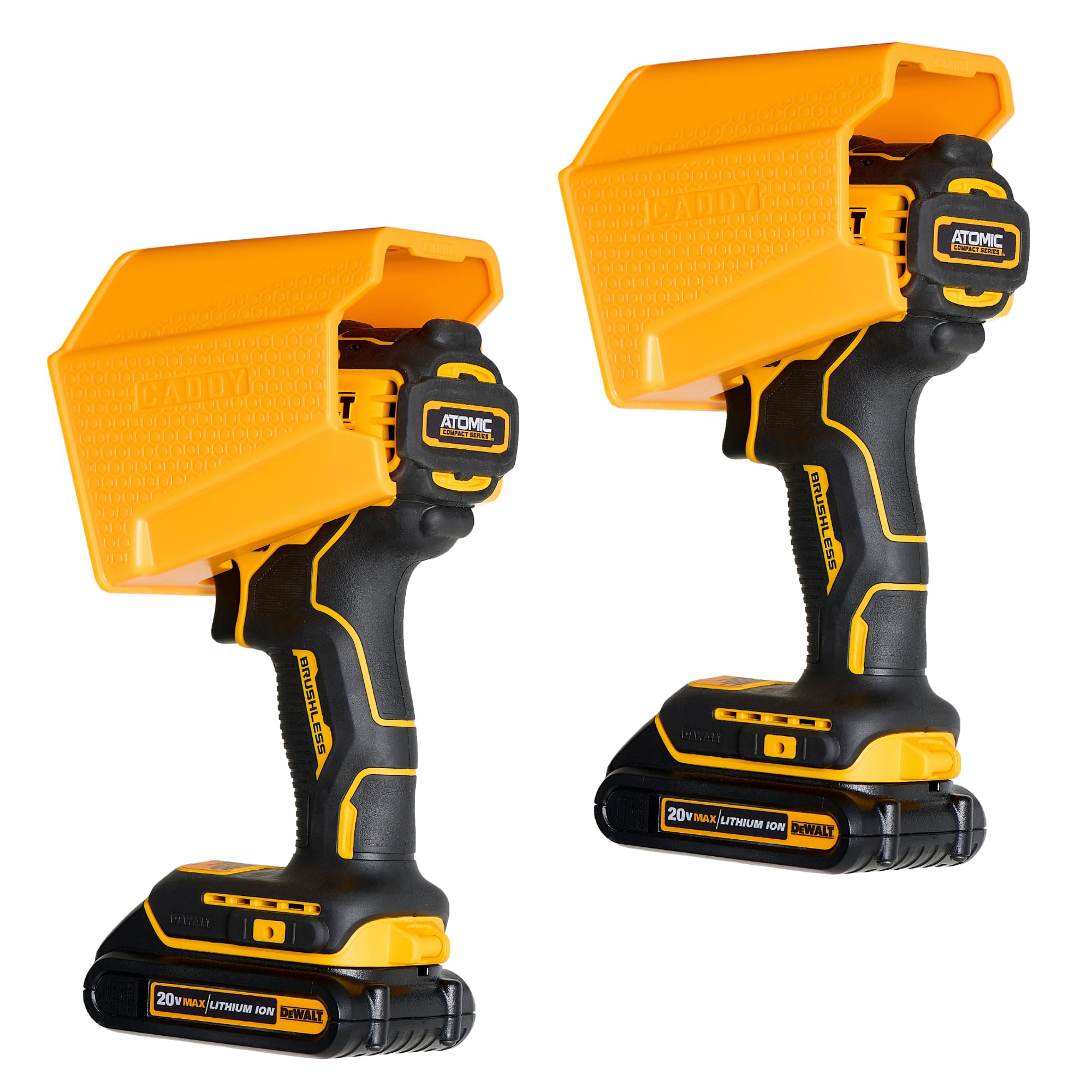 Universal Power Tool Holder & Impact Holster - Heavy Duty 2-Pack Drill Caddy for Garage, Workshop & Job Site - Fits Most Cordless Drills & Tools - Perfect for DIY, Construction & Home Organization