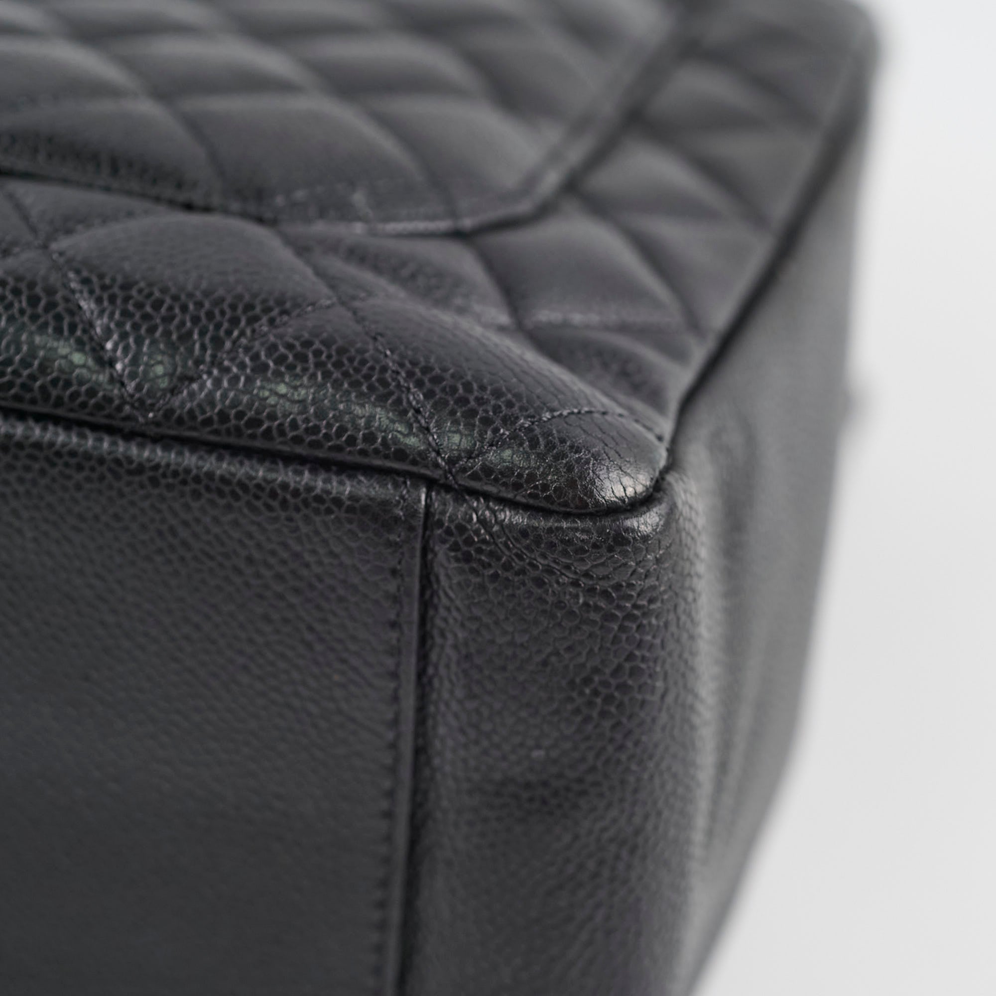 Chanel Caviar Leather Grand Shopping Tote GST Black Handbag - Luxury Designer Tote for Women, Perfect for Work, Travel & Everyday Use