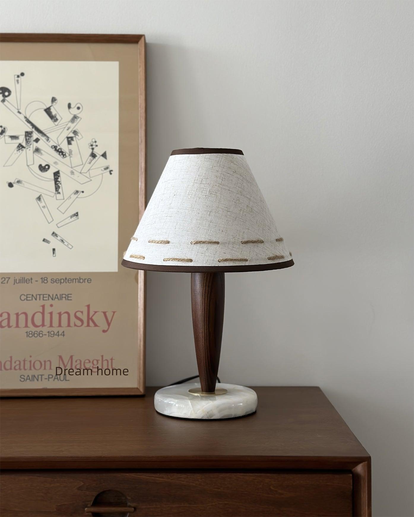 Modern Conical Table Lamp - Stylish LED Desk Light for Home Office, Bedroom & Living Room - Perfect for Reading, Working & Decor
