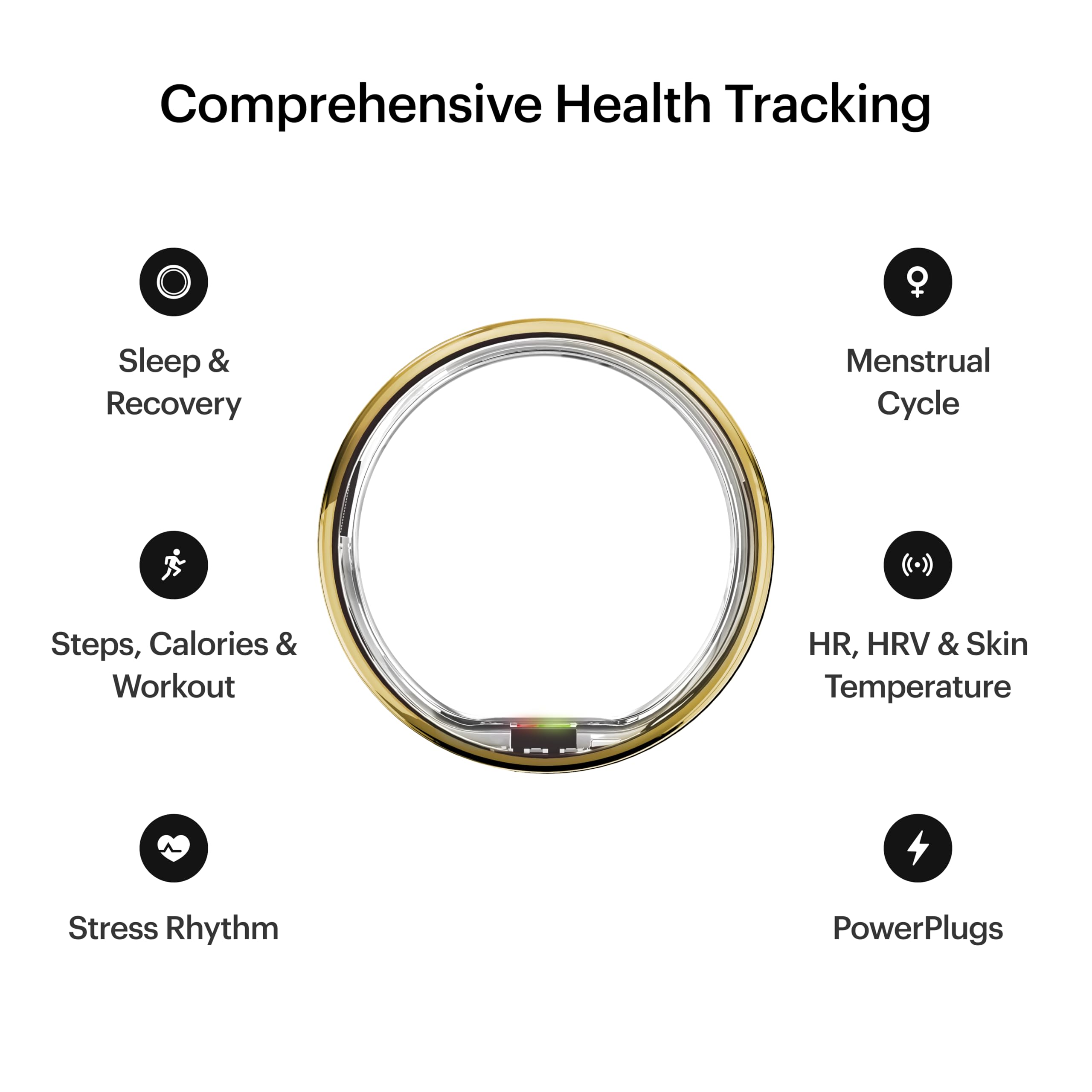 ULTRAHUMAN Ring AIR - Smart Ring for Sleep Tracking & Fitness Monitoring, Wearable Health Tracker for Men & Women (No Subscription Fee for Basic Features) - Perfect for Nighttime Sleep Analysis & Daily Activity Tracking