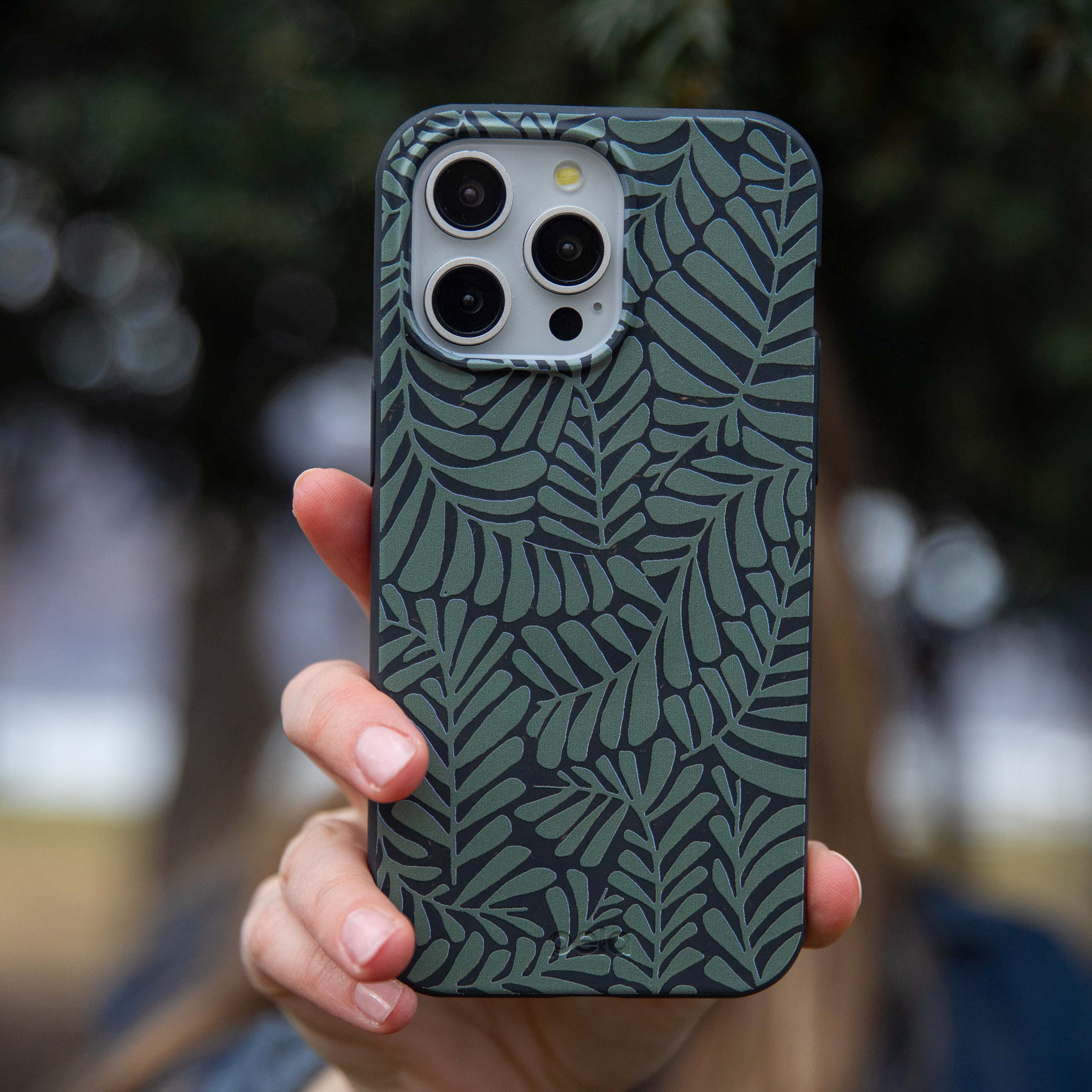 Premium Black Fern Dreams Samsung Galaxy S24 Case - Slim Protective Cover with Stylish Nature Design for Everyday Use & Outdoor Adventures