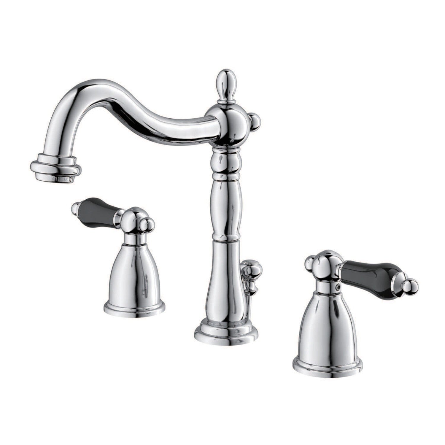 Duchess Two Handle 3 Hole Deck Mount Widespread Bathroom Faucet with Pop Up Drain - Elegant Brass Finish for Modern Bathroom Renovation | Perfect for Vanity Sinks, Guest Bathrooms & Master Suites