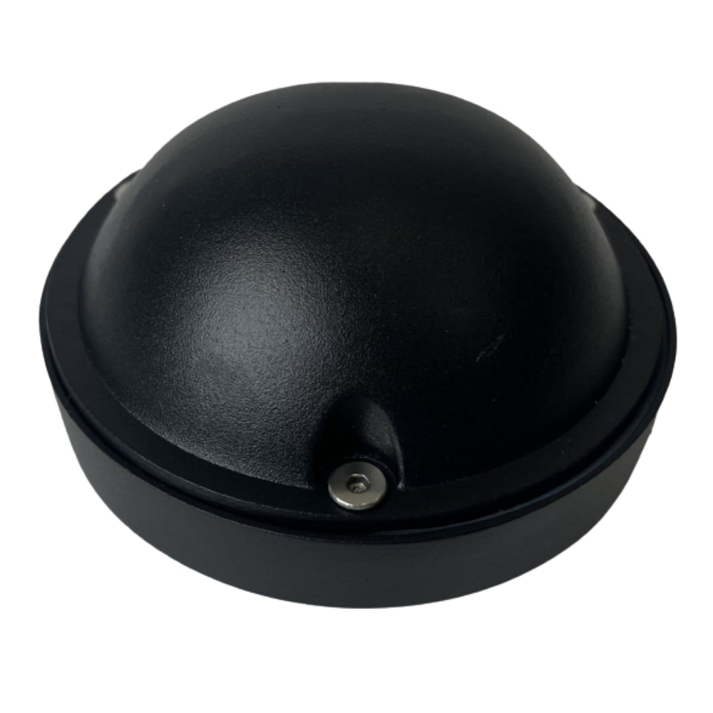 3W Integrated LED Round Aluminum Deck Light - Low Voltage Surface Mount Landscape Lighting for Patio, Garden, and Pathway Illumination