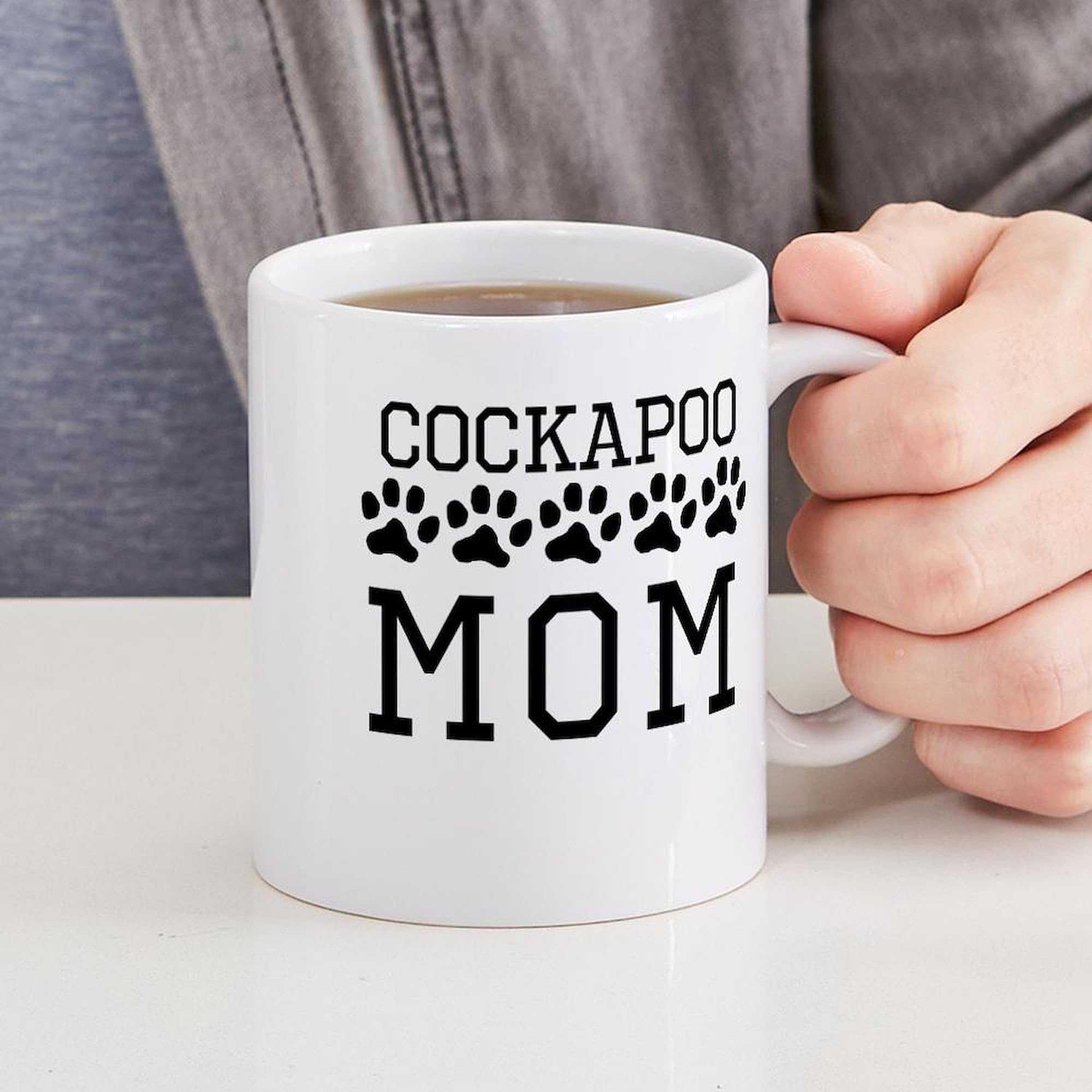 Cockapoo Mom Coffee Mug - 11 oz (325 ml) Ceramic Cup for Dog Lovers - Perfect for Tea, Coffee & Hot Chocolate at Home or Office