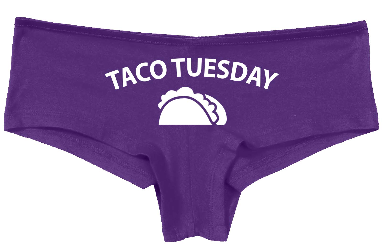 Sexy Purple Lingerie Panties - Playful 'Eat My Taco' Design for Couples & Special Occasions | Perfect for Valentine's Day, Bachelorette Parties & Spicy Date Nights
