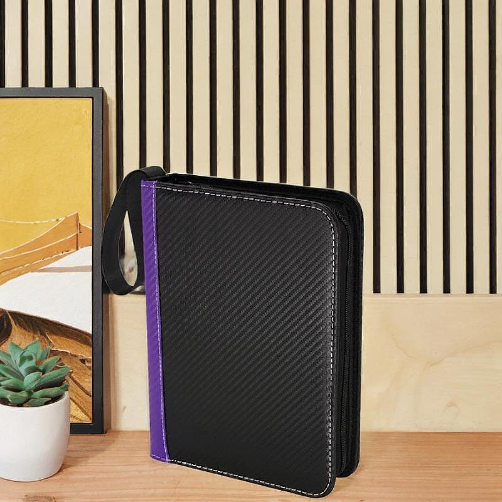 TTETTZ 9-Pocket Trading Card Binder Album - Premium Card Collection Organizer for Sports, Pokemon & Business Cards - Perfect for Collectors, Gaming & Office Use