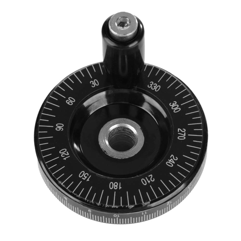 63mm Lathe Hand Wheel with Handle for Milling Machines & Home Workshop Tools | Durable Metal Handwheel for DIY Projects & Precision Machining