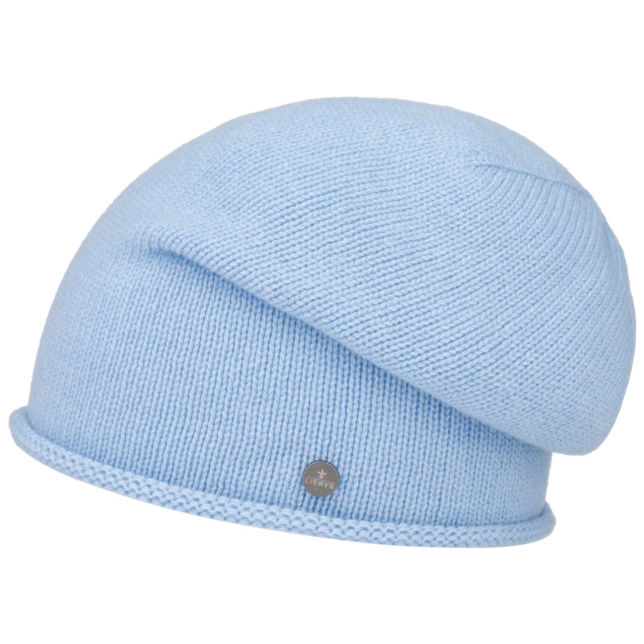 Lierys Soft Cashmere Beanie with Rolled Edge - Winter Warm Knit Hat for Women & Men - Perfect for Skiing, Hiking and Cold Weather Fashion