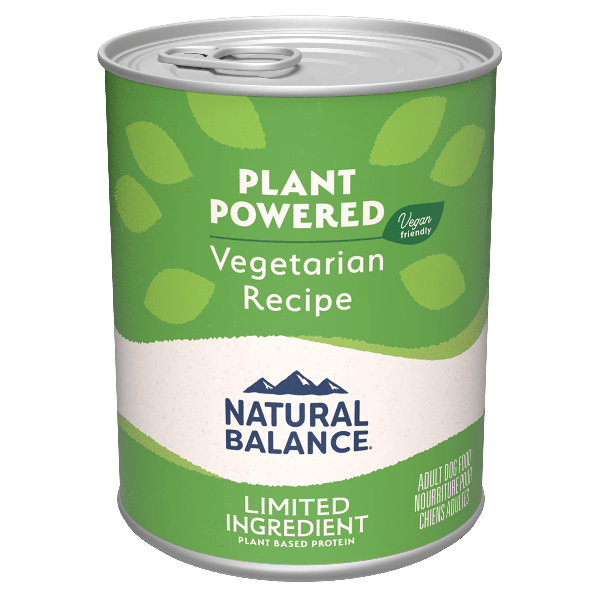 Natural Balance Plant-Powered Vegetarian Canned Dog Food - High-Protein Vegan Formula for Sensitive Stomachs & Allergies - Perfect for Eco-Conscious Pet Owners & Dogs with Dietary Restrictions