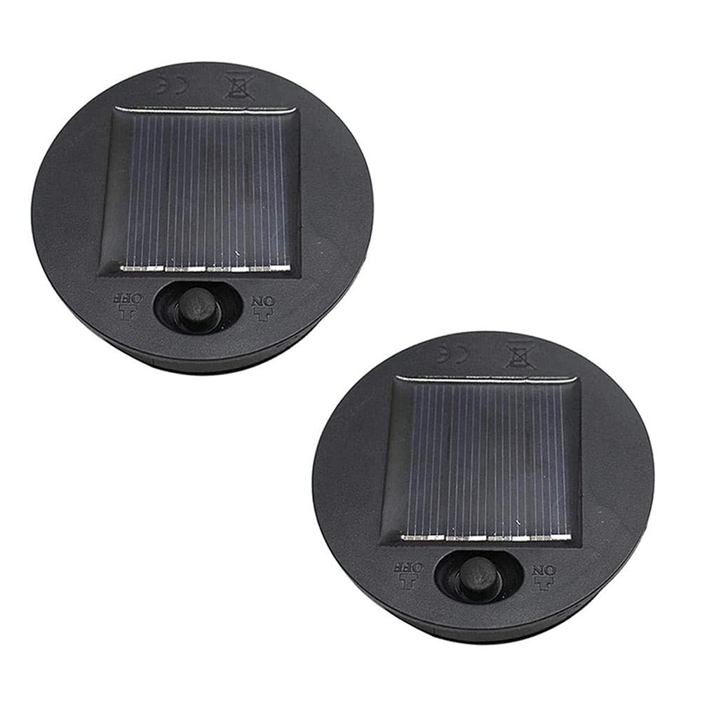 2 Pack Solar LED Lantern Lights for Outdoor Garden, Patio, and Landscape - 7CM Hanging Lantern Replacement Bulbs & DIY Tabletop Decor - Weatherproof Solar-Powered Lighting for Backyard, Pathway, and Camping