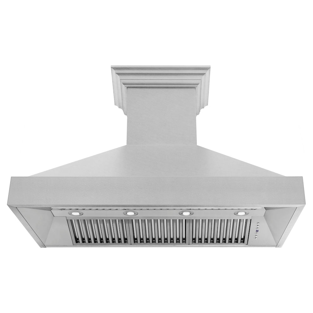 ZLINE 48-Inch Professional Kitchen Package - Stainless Steel Dual Fuel Range & Convertible Vent Hood | Perfect for Home Chefs & Modern Kitchens