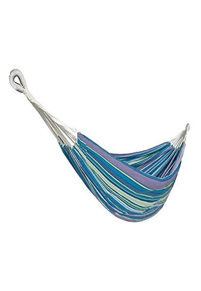Bliss Hammocks BH-401-MB Double Hammock - Portable Camping Hammock for Outdoor Adventures, Hiking & Backpacking - Durable Eco-Friendly Handwoven Cotton & Polyester (Supports 265 lbs) - Perfect for Backyard, Beach & Travel - Malibu Design