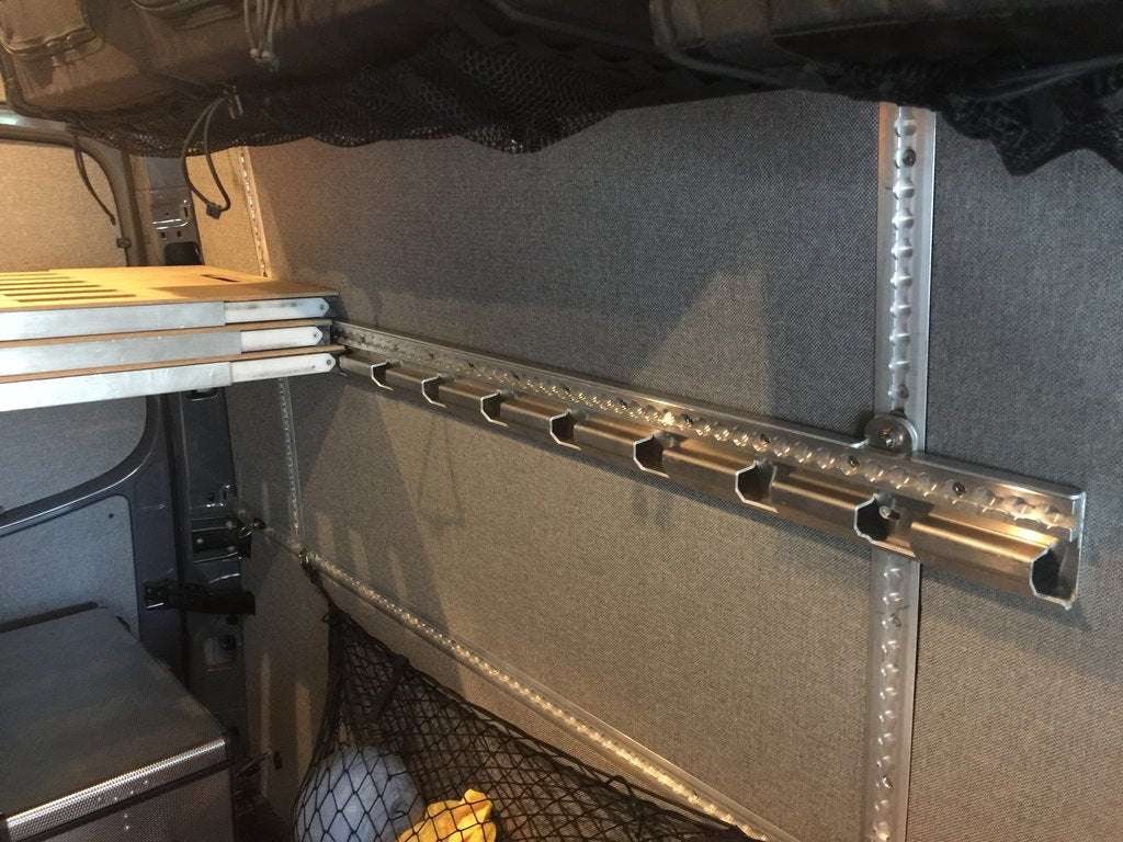 Adventure Wagon MOAB Bed Mounting Rails - Heavy Duty Roof Rack System for Overlanding & Camping Gear - Perfect for Jeep Wrangler, Toyota 4Runner & Off-Road Vehicles