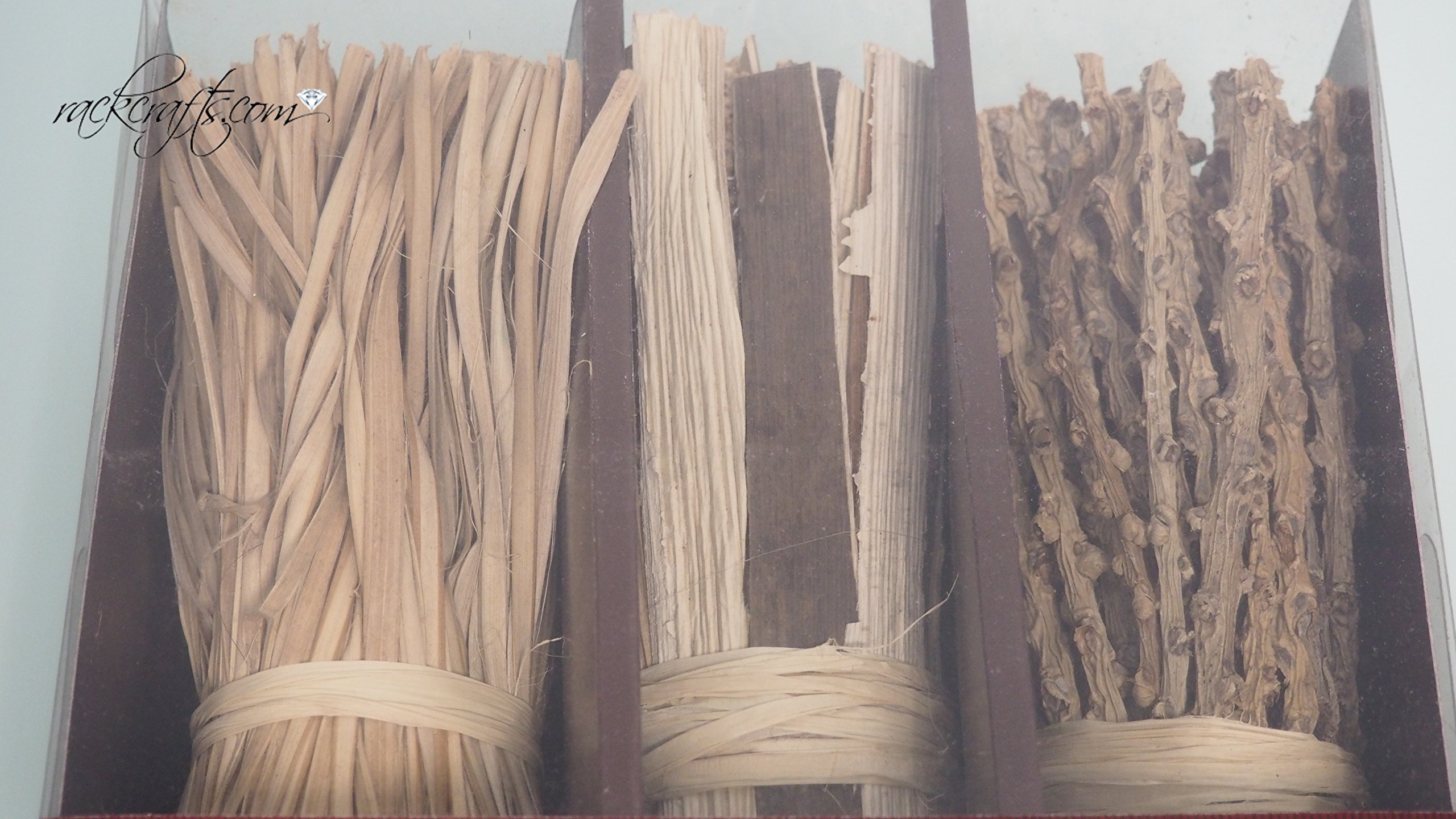 Natural Dried Rattan Birch Willow Twigs & Tree Bark Reed Sticks Bundle - Home Decor, Wedding Centerpieces, Garden Arrangements for Rustic & Boho Style Decorating