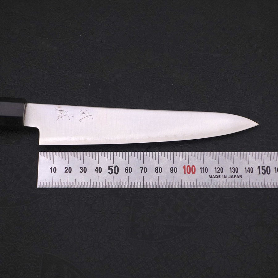 Premium ZDP-189 Steel Petty Knife - 150mm Polished Buffalo Ebony Handle - Japanese Kitchen Knife for Slicing, Peeling & Precision Cutting - Ideal for Chefs & Home Cooking