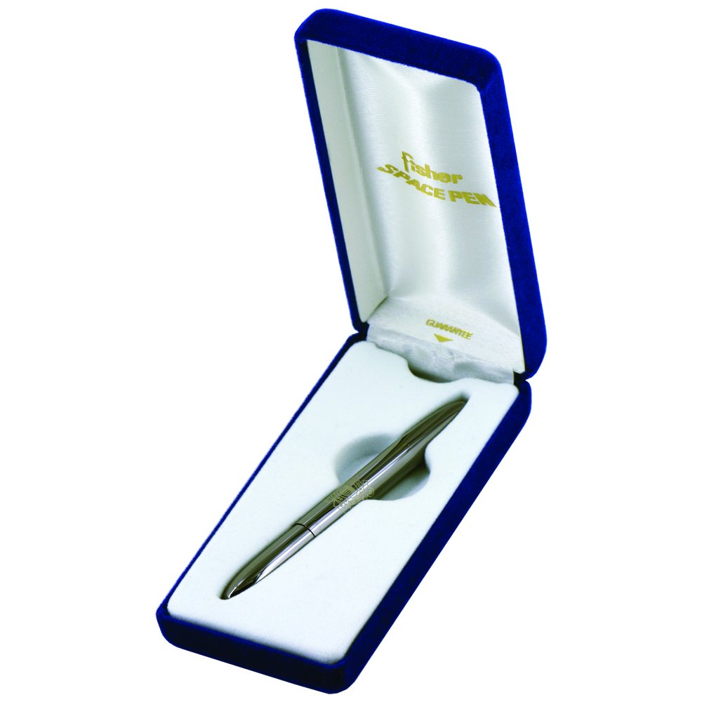 Fisher Space Pen Bullet Pen - Black Titanium with Laser Engraved U.S. Coast Guard Insignia - Premium Gift Box - Perfect for Military Gifts, Collectors & Everyday Carry (EDC)