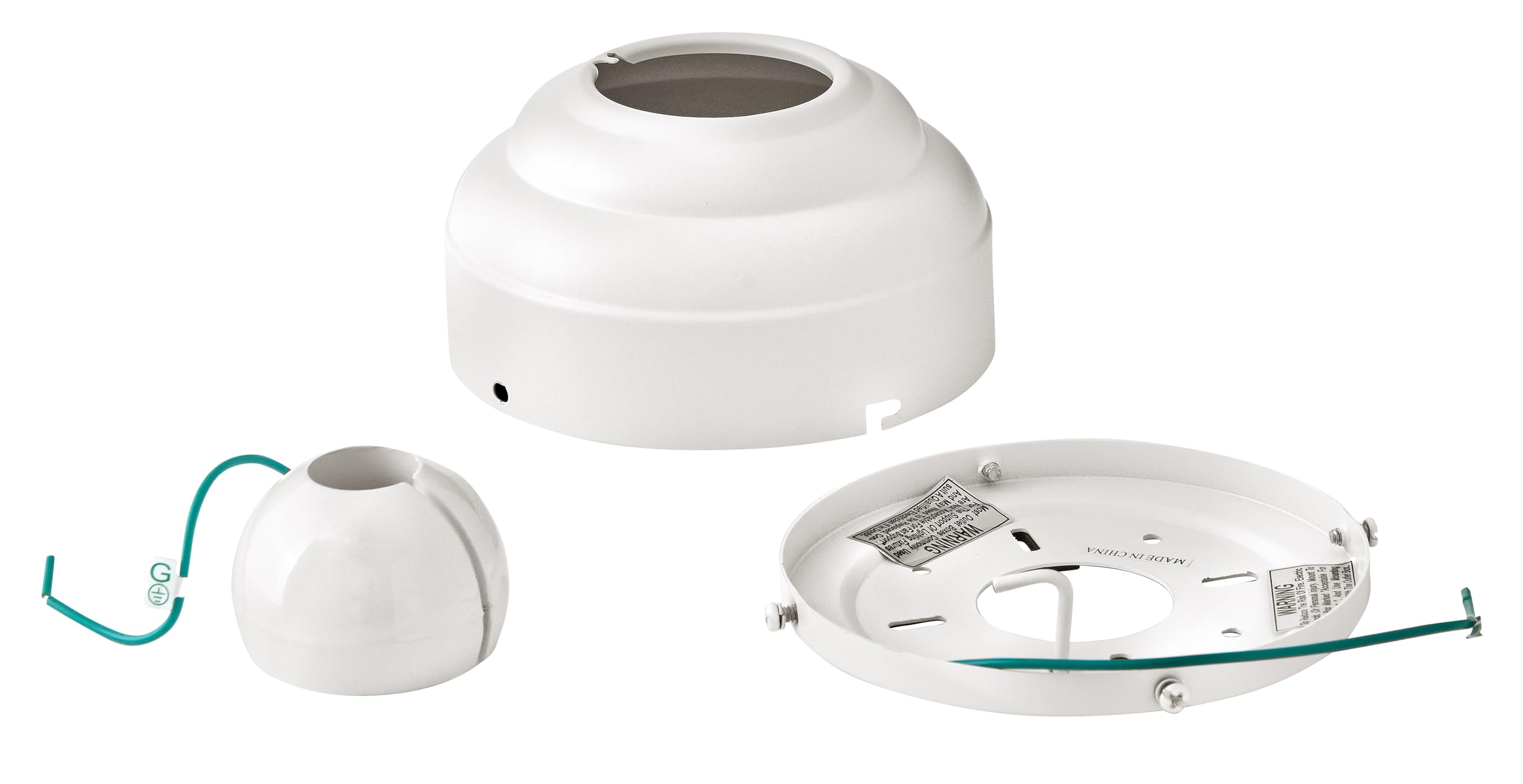 Hinkley Sloped Ceiling Canopy Kit for Angled Ceilings - Chalk White Finish - Easy Installation - Perfect for Living Room, Bedroom, or Dining Room Lighting