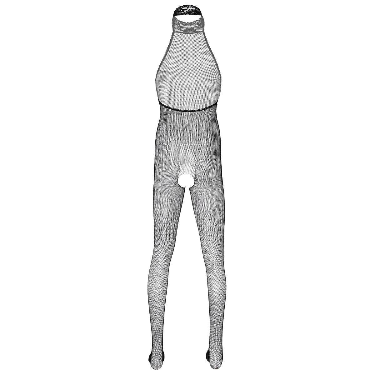 Men's Hollow Out Fishnet Pantyhose Tights - Open Files Bodysuit Stockings Costume for Cosplay, Halloween & Dance Performances