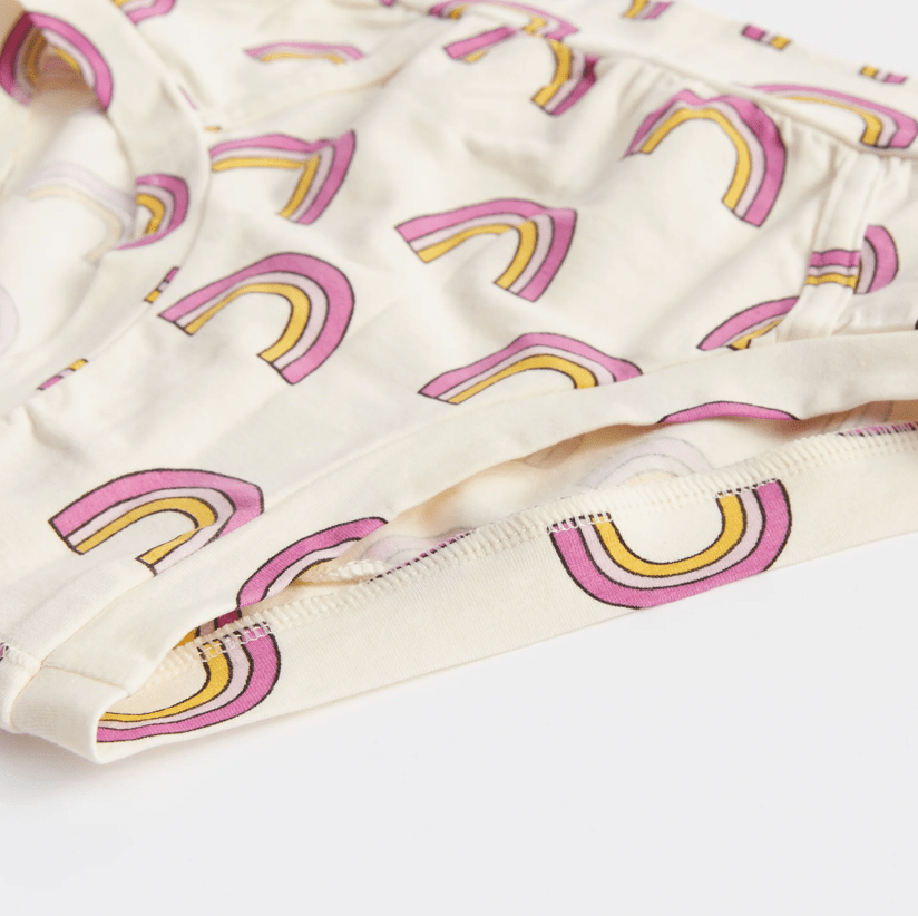Lulu Funk Women's Brief Over the Rainbow - Comfortable Cotton Underwear for Everyday Wear, Workout & Sleep