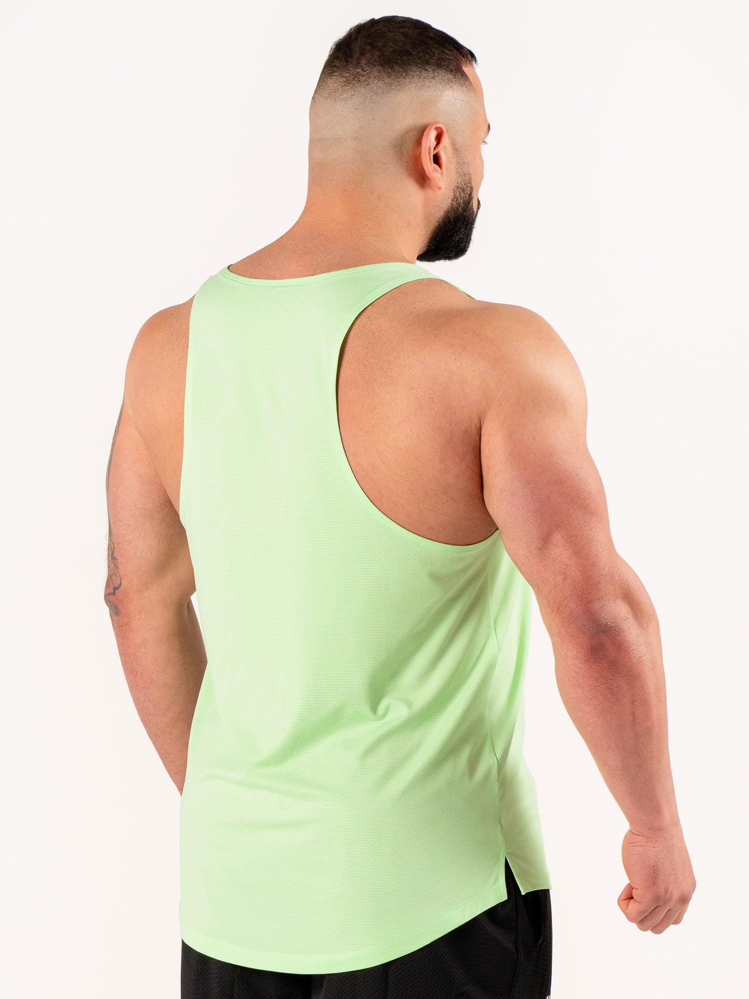 Flex Active Tank - Breathable & Moisture-Wicking Workout Top for Women | Lime Marl Color | Perfect for Yoga, Gym & Running