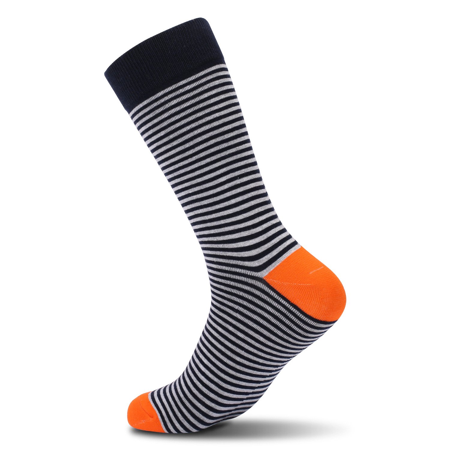 DRASEX Men's Dress Socks - Colorful Crew Socks for Business & Casual Wear - Soft Cotton with Fun Patterns - Perfect for Office, Parties & Everyday Comfort