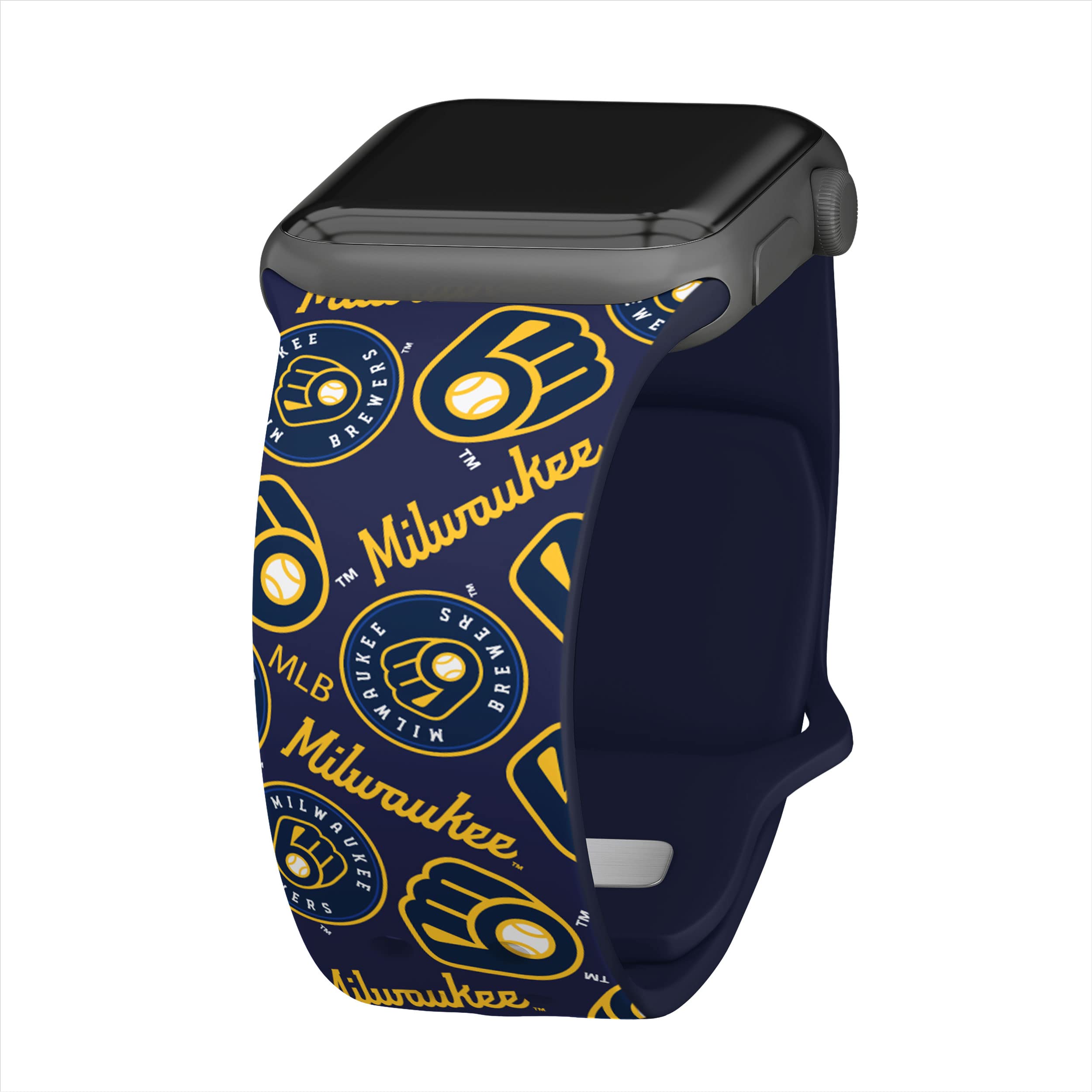Milwaukee Brewers HD Game Time Watch Band for Apple Watch - Perfect for Sports Fans & Game Day Outfits