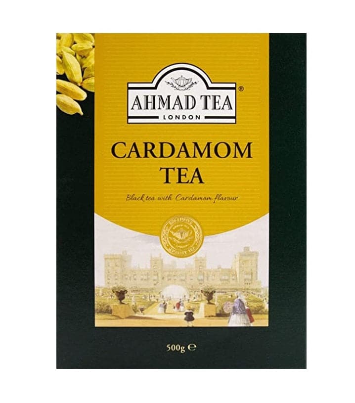 Premium Cardamom Tea by Ahmad Tea - 454g Loose Leaf Black Tea | Rich Aromatic Spiced Tea for Relaxation & Digestion | Perfect for Afternoon Tea & Evening Relaxation