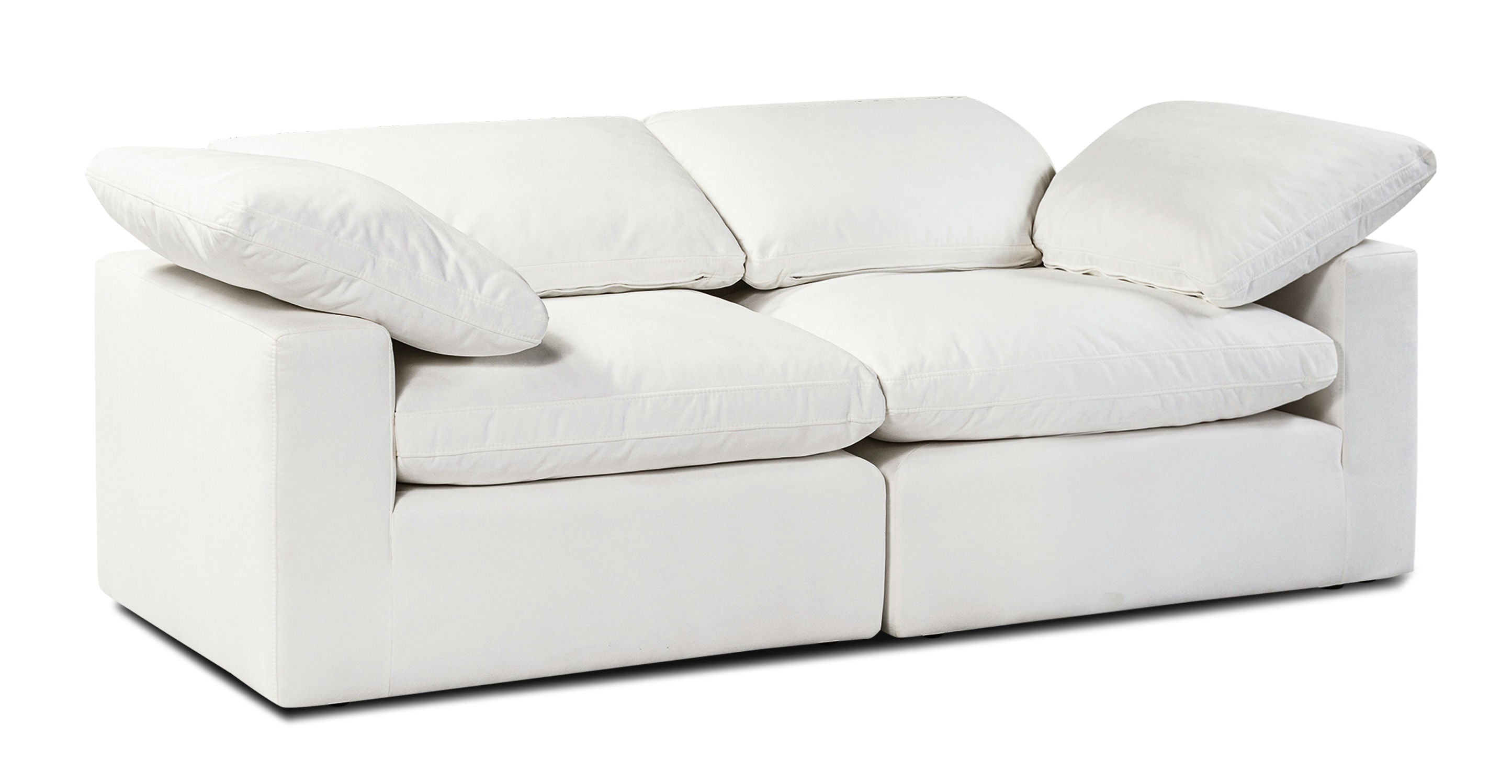 2-Seat Aspen Modular Sofa - Modern Sectional Couch for Small Spaces, Living Room, Apartment & Office - Comfortable & Stylish Home Furniture