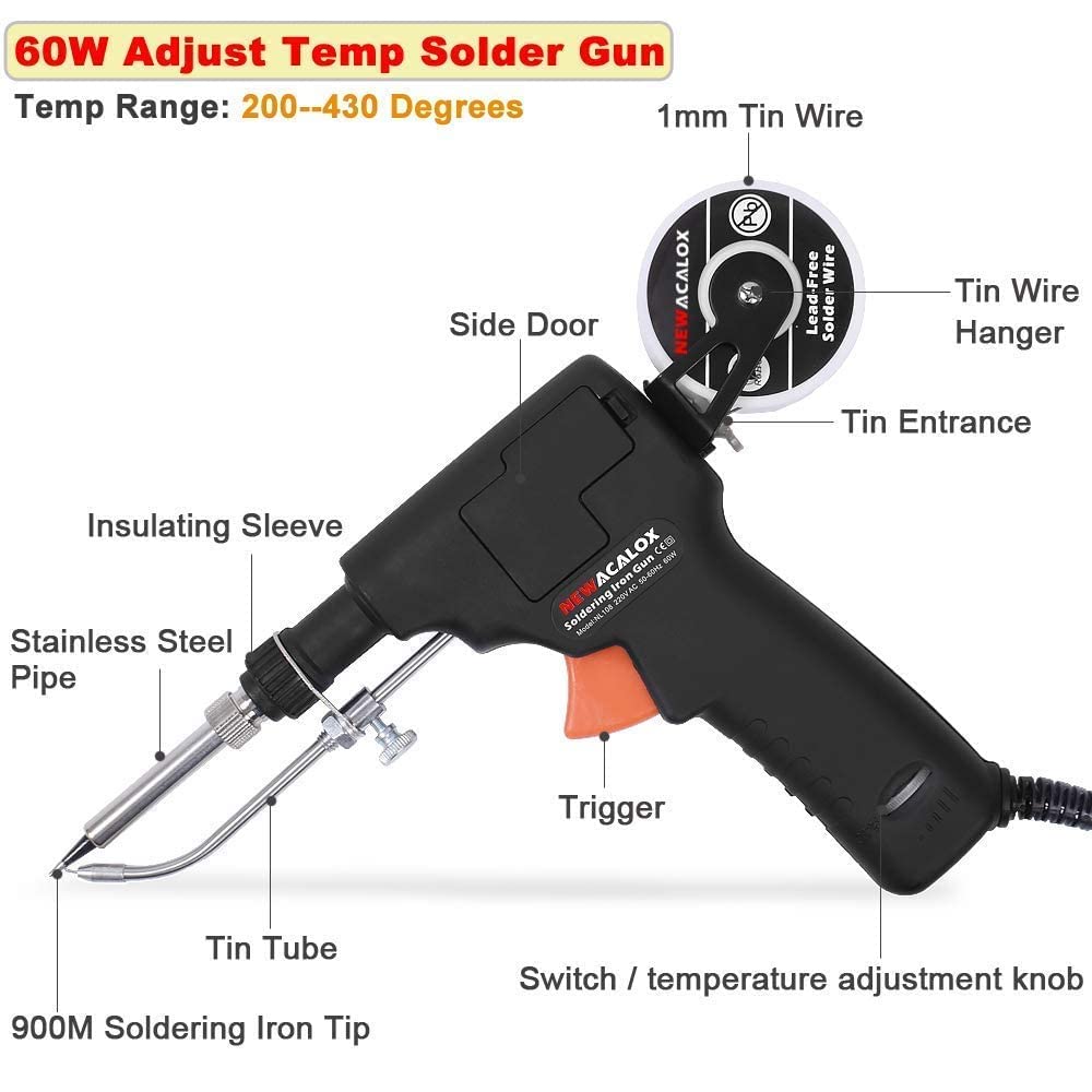 High-Quality Soldering Iron Tips Kit - Durable & Precision Tips for Electronics Repair, DIY Projects, and Home Improvement