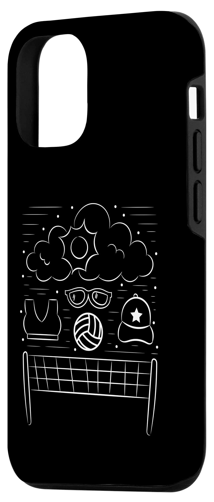 iPhone 12/12 Pro Waterproof Case with Sun Protection - Shockproof Phone Cover for Beach Volleyball, Swimming & Outdoor Activities