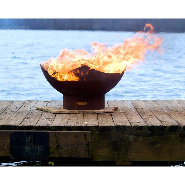 Stunning Manta Ray Fire Pit - Outdoor Patio & Backyard Fireplace for Cozy Gatherings & Camping - Durable Steel & Rust-Resistant Design