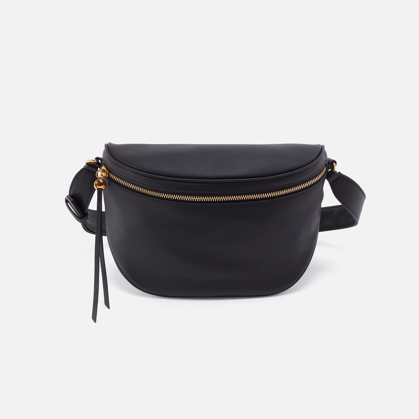 Juno Leather Belt Bag - Stylish & Durable Black Waist Pack for Men & Women | Perfect for Travel, Hiking, and Everyday Use