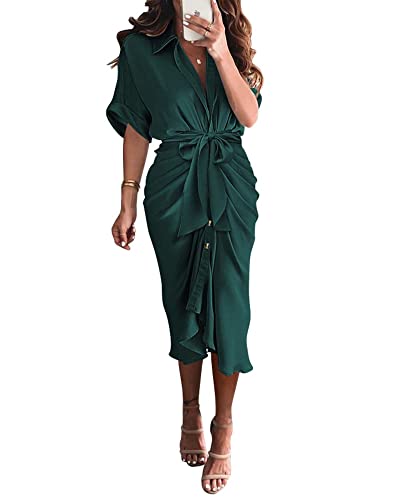 Short Sleeve Dark Green