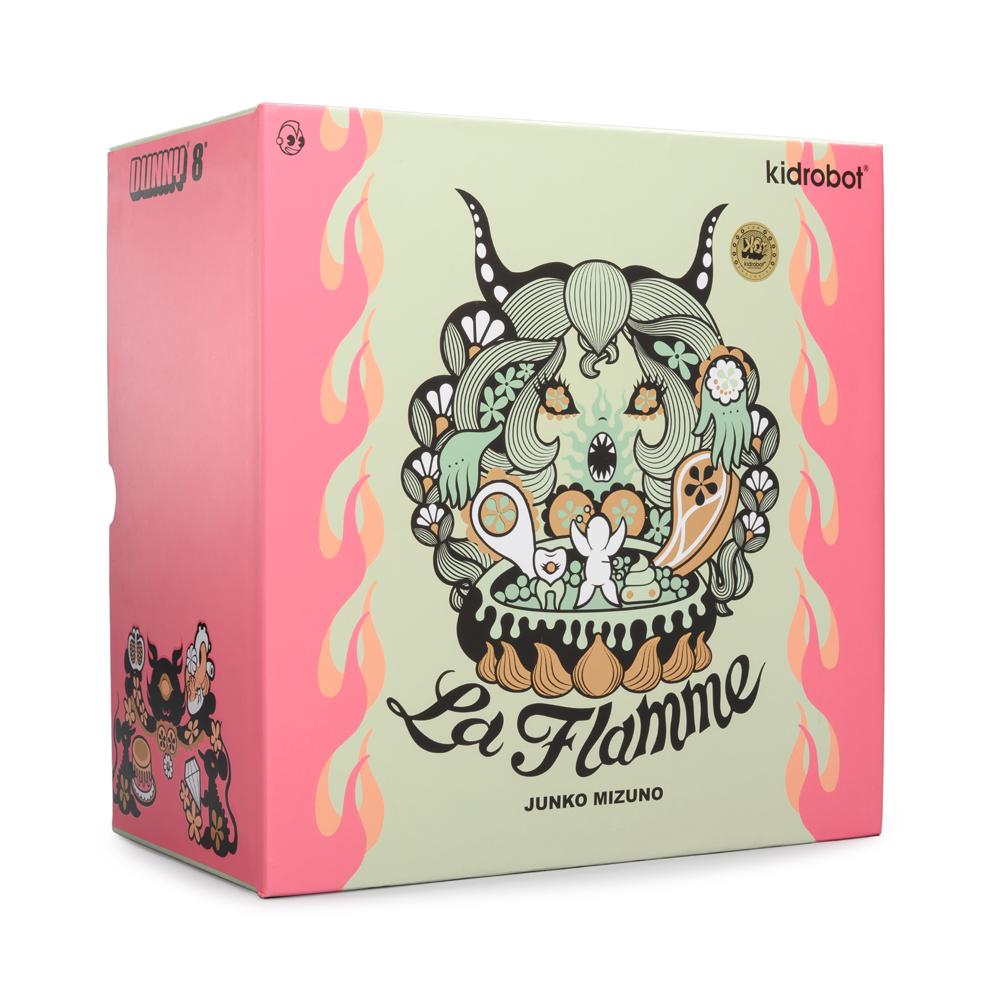 Junko Mizuno X Kidrobot La Flamme 8 Dunny Green Edition - Limited Collectible Art Toy for Home Decor & Pop Culture Display