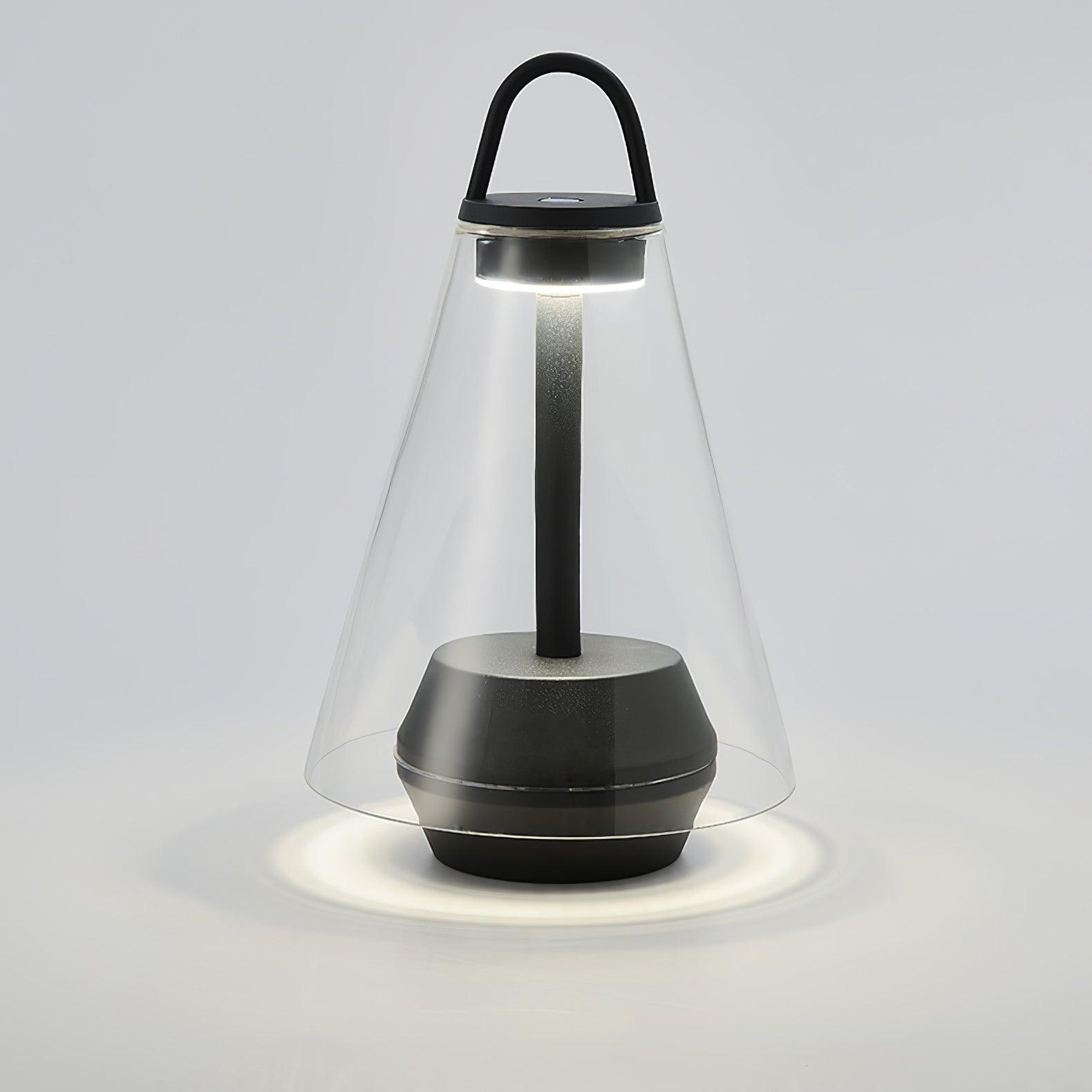 USB Rechargeable Shuttle Table Lamp with Built-in Battery - Perfect for Bedroom, Office & Night Reading