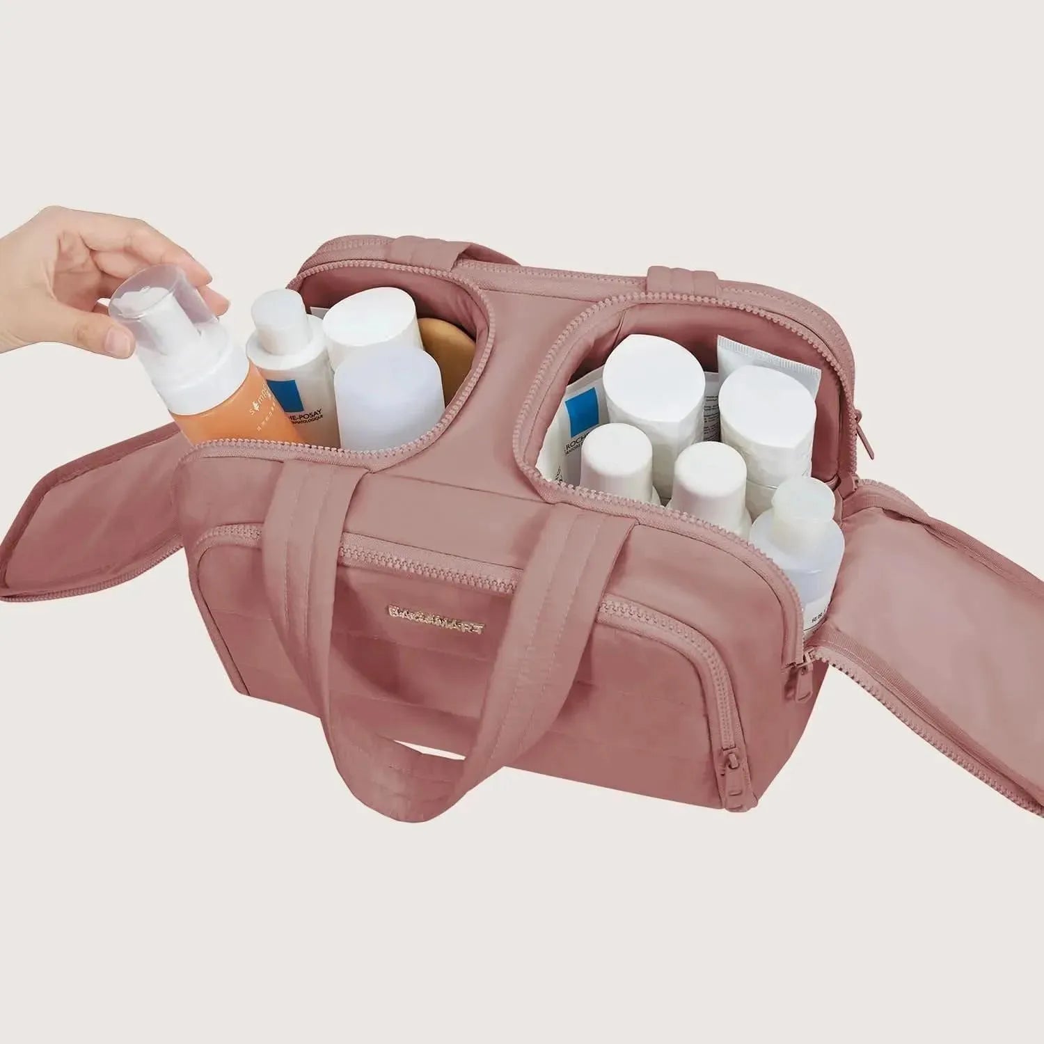 Premium Hanging Toiletry Bag for Travel - Waterproof Cosmetic Organizer with Multiple Pockets - Perfect for Camping, Gym, and Business Trips