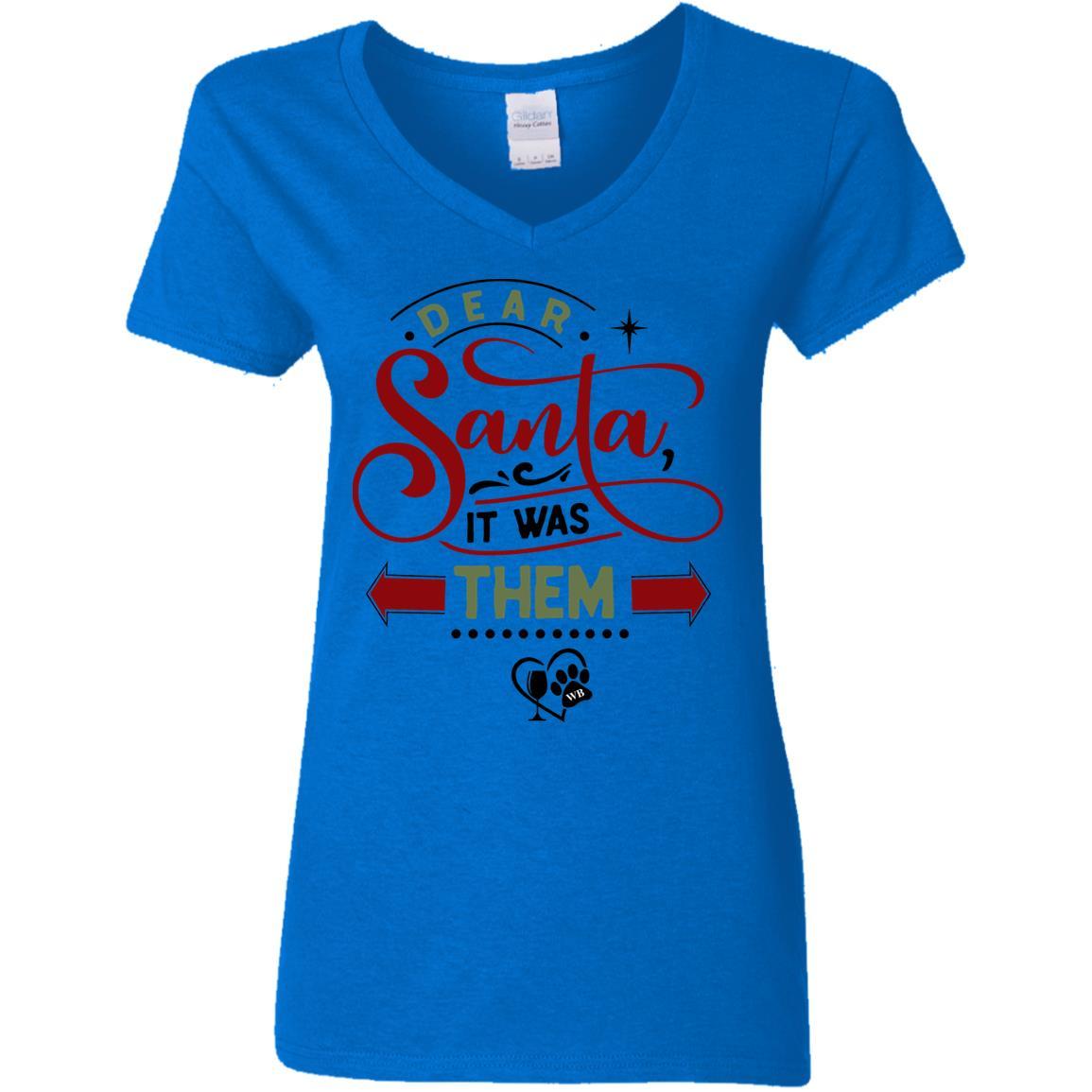 WineyBitches.Co Women's 5.3 oz V-Neck T-Shirt - Soft Cotton Casual Tee for Everyday Wear, Girls Night Out & Wine Tasting Events
